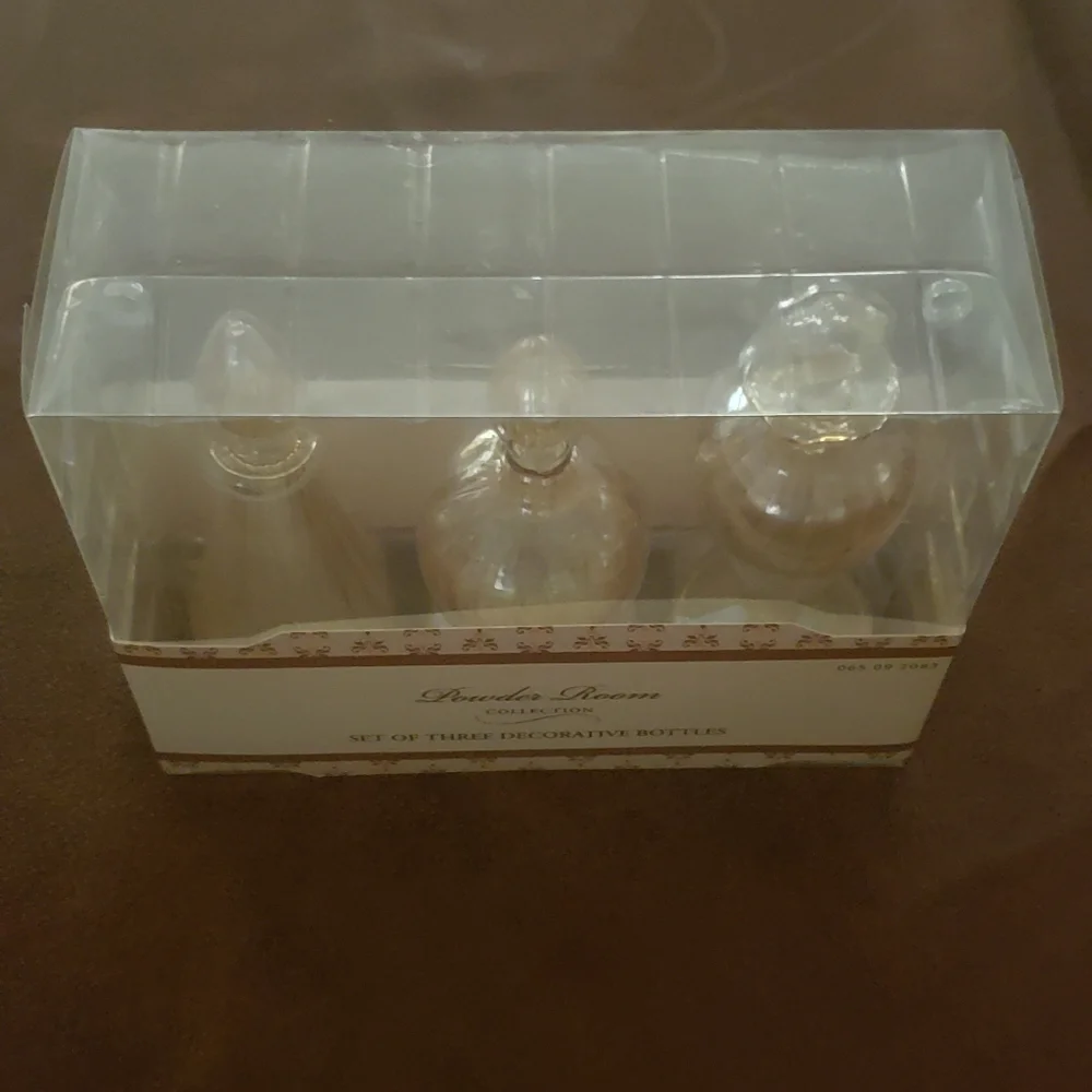 3 Decorative Bottles